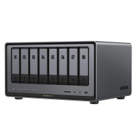 UGREEN DXP8800PLUS 8 BAY NAS RAID 0/5/6/10/I5-1235U/8GB/TB4X2 & GIGAX2/2XUSB2.0/2XUSB3.2/SD 4.0/HDMI