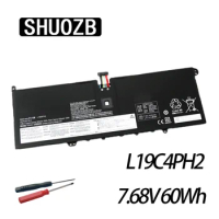 SHUOZB 7.68V 60WH L19M4PH2 Laptop Battery For Lenovo Yoga 7 Pro-13IKB C930-13IKB 81C4 Yoga 9-14ITL5 5B10Z33896 L19C4PH2 New