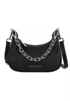 Michael Kors MICHAEL KORS CORA Women's Black Metal Chain Handbag