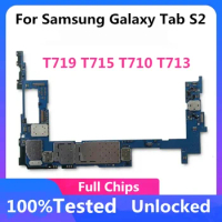 32gb Motherboard For Samsung Galaxy Tab S2 T719 T715 T710 T713 Full Working Main board Unlocked Logic Board With Chips
