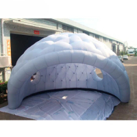 High-quality gray hemispherical inflatable igloo tent Golf dome tent (hot sale for events)