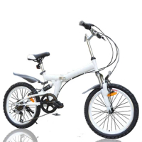 portable foldiable gearbox shock absorber male and female commuting bicycles damping Folding Mountain Bike 20 inch