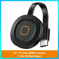 G11 TV Stick For Chromecast 4K HD HDMI Media Player 5G/2.4G WiFi Display Dongle Screen Mirroring 1080P HD TV For Google Home