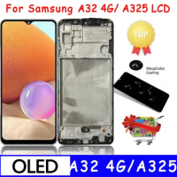 OLED For Samsung A32 4G LCD A325F SM-A325F/DS Display Touch Digitizer Assembly For Samsung A325 LCD