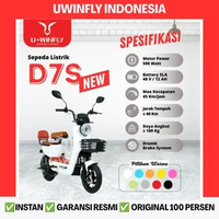 Sepeda Listrik Uwinfly D7S/D7D Biru