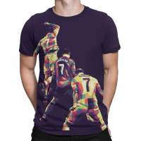 Men Clothing FootBall Star Cristiano Ronaldo CR7 T-shirt 3d Print T-shirts Boy Personality Teen Summ