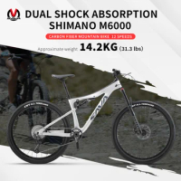 SAVA DENON Dual Suspension Mountain Bike 29 inch Carbon Frame Mountain bike Full suspension with M6100 1*12 Derailleur System