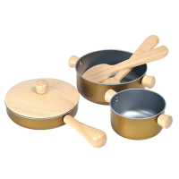 《  PLAN TOYS 》木製 六件式鍋具組 東喬精品百貨