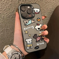 Casing ponsel motif anjing lucu  Apple: iPhone 17, iPhone 7, XS, XR, 11, 12, 13, 14, 15, 16 Pro Max 