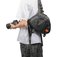 Camera Bags Portable Professional Shoulder Bag with Rain Cover for Canon Sony Panasonic SLR Lens Tripod For Men Outdoor Travel