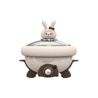 Rabbit pot multifunctional electric hot pot, small green pot, one person food electric cooking pot