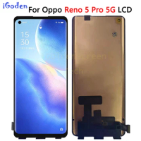 AMOLED For Oppo Reno5 Pro LCD Display Screen+Touch Panel Digitizer For Reno 5 Pro 5G PDSM00 PDST00 CPH2201 Display