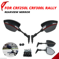 Rearview Mirrors Carbon Fiber Pattern For HONDA CRF300L CRF300 CRF250 RALLY CRF250L CRF 300L Motorcycle Accessories Side Mirror
