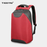 Tigernu No Key Anti theft TSA Lock Fashion Women Backpacks 15.6inch USB Charging Laptop Female Backpack College School Backpack