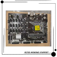 B250 MINING EXPERT For Asus ATX Motherboard 1151 DDR4 B250 Support 7th/6th Gen i7/i5/i3/Pentium/Celeron 32GB PCI-E 3.0