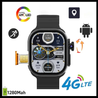 New Promotion: Android smartwatch S9 Ultra 4G (SIM card included), 2.2-inch AMOLED display, 180° rot