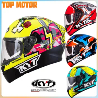 KYT NF Motorcycle Helmet Full Face Helmet Double Lens Racing Ece Certification Capacete Cosas Motos Casque Casco Motocicleta