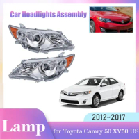 Car Headlight Assembly for Toyota Camry 50 XV50 US 2012~2017 2013 2014 Front Fog Light Corner Halogen Side Lamp LED Accessorie