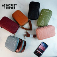Forever Love Tas Hp 2 Resleting Dompet Panjang Kartu Wanita 6 Slot Kartu Ruang Hp Tali Panjang Slemp