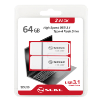 【SEKC】SDU50 64GB USB3.1隨身碟(2入組)