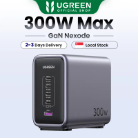 UGREEN GaN 300W Desptop Fast Charger 5-Port 4*Type C 1*USB A Desktop Smart Fast Charger Safety Mark: