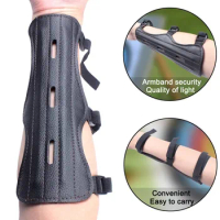 Archery Equipment Arm Guard Protection Forearm Safe Adjustable Bow Arrow Hunting Shooting Training Accessories Protector Tools