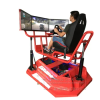 3 Screen HD VR Driving Car Racing Games Simulator Video Arcade Game Machine For Teenagers Adults