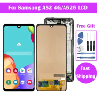 AAA+ For Samsung A52 4G LCD A525 SM-A525B Display LCD For Samsung A52LCD SM-A525F lcd Touch screen For Samsung Galaxy A52 LCD