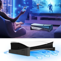 Horizontal Stand with Anti-Slip Mads Base Stand Holder Accessories Space Saving for Playstation 5 Slim Disc &amp; Digital Edition