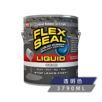 美國FLEX SEAL LIQUID萬用止漏膠(透明/1加侖包裝/美國製)