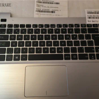 Four sourare For ASUS F455 A455L K455 X455L R455L Silver C Case shell palmrest with keyboard new