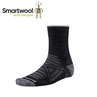 【美國 SmartWool Phd 戶外輕量減震中長襪《 黑》】SW001067/保暖/戶外/運動襪