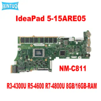 NM-C811 Mainboard for Lenovo IdeaPad 5-15ARE05 laptop motherboard with R3-4300U R5-4600 R7-4800U 8GB/16GB-RAM DDR4