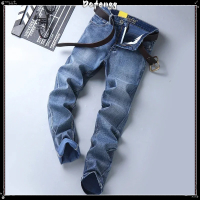 Dafengg SULEE Brand 2025 New Four Seasons Men'S Slim Elastic Pants Fashion Business Denim  For  Stre