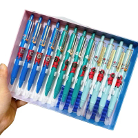 ￼Bút máy BẤM tẩy được - học sinh lớp 1, tiền tiểu học