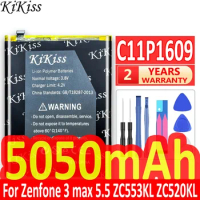 For ASUS High Capacity C11P1609 Battery For ASUS Zenfone 3 Max 3max 5.5" ZC553KL X00DDA 5050mAh
