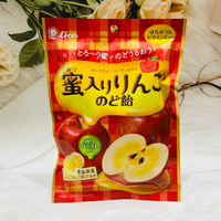 日本 LION 獅王 系列糖果~蜜入 蘋果風味糖 喉糖 62g 蘋果糖 蘋果喉糖