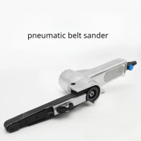 10mm Pneumatic Belt Grinder Polishing Machine Pneumatic Belt Grinder Grinding Wheel Sanding Ring Belt Machine