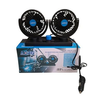 Kipas angin mobil double fan 12V HTX-303 kipas angin mobil double kipas