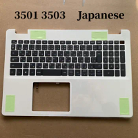 100%new JP Japanese For Dell Inspiron 3501 3505 Keyboard Palmrest Assembly with backlight 9HMXM 09HMXM