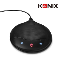 【KONIX 科尼斯樂器】會議型USB電容式麥克風 線上會議 多人通話 全指向性 智慧抗噪