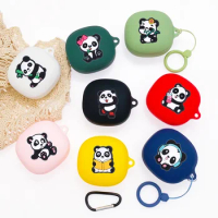 funny Panda case For anker Soundcore Liberty 4 / 4NC Case Cute Silicone Earphones Cover for Anker Soundcore liberty 4 NC cover