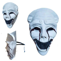 Comedy Tragedy Jester Scary Horror costume adult mask Halloween masks Exterior accessories cosplay ornaments Men's