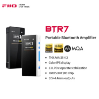 FiiO BTR7 with MQA, USB DAC DSD256, QCC5124 Headphone Bluetooth 5.1 Amplifier with Double THX AAA-28 3.5mm/4.4mm output