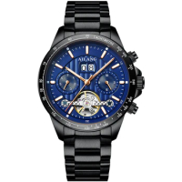 AILANG Men Automatic Watch Sapphire Luxury Mechanical Wristwatch Stainless Steel Waterproof Watch Men relogio masculino