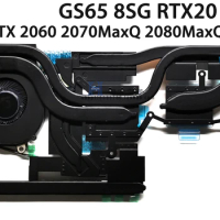 New CPU GPU Cooler Fan/Heatsink For MSI GS65 MS-16Q4 P65 RTX20 RTX2060 RTX2070 RTX2080 5V 0.5A Radiator
