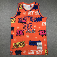 2026New York Knicks mens basketball jersey Patrick Ewing Mitchell Ness 1991-92 hardwood classic jers
