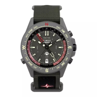 Timex Jam Tangan Pria Timex Expedition Tide Temp Compass Green Dial Green Fabric Strap TW2W91100V5 O