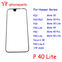 TOP Front Bezel For Huawei P20 Pro Lite P30 Lite P40 E Lite PRO Nova 6 SE Y7P 2020 Mate 30 Pro Lite Mate 40 Pro LCD Middle Frame