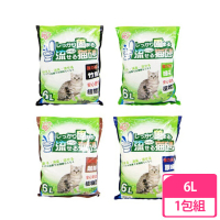 【IRIS】豆腐貓砂6L(原味/綠茶/竹炭/咖啡)